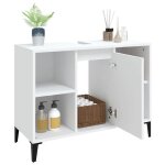 Promotion mai * meuble lavabo / meuble dvier - blanc 80x33x60 cm eu9799821292