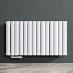 Mai & mai radiateur  eau chaude mural chauffage central 60x108 cm radiateur blanc vertical en acier ...