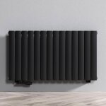 Mai & mai radiateur à eau chaude mural chauffage central 60x108 cm radiateur girs noir vertical en acier ... Mai & mai radiateur à eau chaude mural chauffage central 60x108 cm radiateur girs noir vertical en acier ...