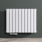 Mai & mai radiateur  eau chaude mural chauffage central 60x77 cm radiateur blanc vertical en acier double ...