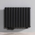 Mai & mai radiateur  eau chaude mural chauffage central 60x77 cm radiateur gris noir vertical en acier ...