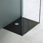 Mai & mai receveur de douche anti glisse bac � douche noir 80x100x4cm rectangulaire lar