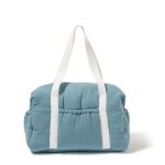 Ma�ka sac � langer dusty azur bleu tendance gaufr�