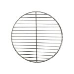 Maille de gril : barbecue polyvalent en acier inoxydable filet rond pour cuisson vapeur.
