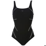 Maillot de bain 1 pice - arena - jewel - noir / blanc - femme - confort optimal