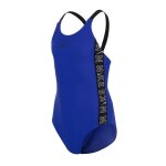 Maillot de bain 1 piece bleu roi fille nike fastback