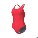 Arena maillot de bain 1 pi�ce femme team pro solid - maxlife eco r�sistant au chlore rouge