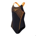 Maillot de bain 1 pice fille speedo eco medley logo
