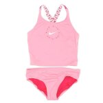 Maillot de bain 2 pieces rose fille nike nessb716