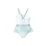 Maillot de bain - frozen - tulle - enfant - fille - blanc / bleu Maillot de bain - frozen - tulle - enfant - fille - blanc / bleu