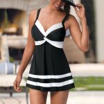 Maillot de bain de natation ensembles de tankini pour femmes avec shorts pour gar�ons ensemble de bikini ...