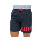 Maillot de bain superdry homme graphic 17 bleu polyester