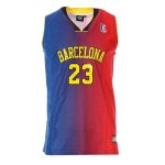 Maillot de basket rouge / bleu homme sport zone barcelona Maillot de basket rouge / bleu homme sport zone barcelona