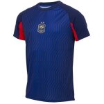Maillot de football - fff - bleu - manches courtes - 100% officiel - adulte