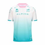 Maillot kappa kombat bwt alpine f1 team miami edition officiel formule 1 blanc vert - homme