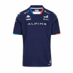 Maillot formule 1 - kappa - kombat? alpine f1 team france - enfant - bleu tricolore - manches courtes ...