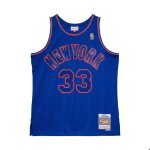 Maillot - mitchell & ness - patrick ewing 1996 / 97 - bleu - adulte - sans manche