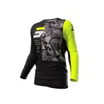 Maillot moto cross shot race gear camo 2. 0 neon yellow