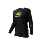 Maillot moto cross shot race gear speck black neon yellow