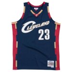 Maillot nba - mitchell & ness - lebron james - cleveland cavaliers - bleu - 100% polyester