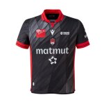 Maillot rugby lyon lou rugby domicile noir