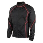 Maillot technique wintercore zip - black red motoblouz