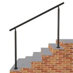 Main courante 1. 5 m noir mat inox 201 installation verticale escaliers rampes int�rieur ext�rieur by ...