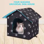 Maison pour chat extrieur - keeper - pliable - tanche - hiver