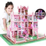 Maison de poupées château princesse 11 pièces et lumières ? grande villa lumineuse avec 4 poupées incluses ... Maison de poupées château princesse 11 pièces et lumières ? grande villa lumineuse avec 4 poupées incluses ...
