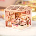 Maison de poupées miniature - robotime rolife savoureux cake shop kit diy Maison de poupées miniature - robotime rolife savoureux cake shop kit diy