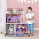 Maison de poupée en bois enfant 3 étages avec 16 accessoires mobilier multicolore dreamland sunset olivia?s ... Maison de poupée en bois enfant 3 étages avec 16 accessoires mobilier multicolore dreamland sunset olivia?s ...