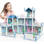 Maison de r�ve pour filles jouet fille3 �tages + 3 terrasses avec accessoires jouets pour filles de plus ...