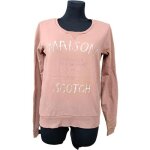 T - shirt  manches longues - maison scotch - marron - 100% coton - taille m - coupe loose