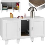 Maison de toilettage - tectake - armoire litire pour chats freya avec tapis  gratter et fermetures ...