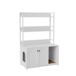 Armoire de salle de bain - 40 x31x170cm - avec 2 portes et étagère réglable - colonne de salle de bain ... Armoire de salle de bain - 40 x31x170cm - avec 2 portes et étagère réglable - colonne de salle de bain ...