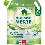 Maison verte - recharge lessive liquide - parfum fracheur dete - efficace ds 20c - 5 enzymes actives ...