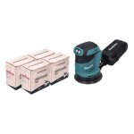 Makita dbo 180 z ponceuse excentrique sans fil 18 v - 125 mm + 4x sets de ponage toolbrothers turtle ...
