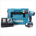 Makita dhp 453 rf1j perceuse - visseuse � percussion sans fil 18v 42nm + coffret makpac + 1x batterie ...