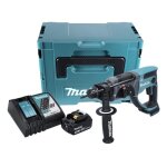 Makita dhr202 rt1j perforateur - burineur sans fil 18v sds - plus + batterie 50 ah + chargeur + makpac ...