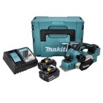 Makita dkp181rgj rabot sans fil 82mm 18v brushless + 2x batteries 60 ah + chargeur + coffret makpac