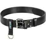 Ceinture  outils - makita - e - 05343 - cuir de vachette - noir - renforce avec support mousqueton