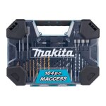 Makita e - 22604 104 pices ensemble de forets et embouts