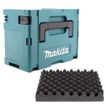 Makita makpac 3 coffret + insert universel pour outils sans fil makita 18v ( visseuses scies ponceuses ...