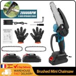 Makita - mini scie � cha�ne bross�e sans fil rechargeable outil adapt� � la batterie makita 500w 6 pouces ...