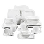 Malacasa elvira service de table en porcelaine 36 pièces assiettes bols tasses et soucoupes pour 6 personnes ... Malacasa elvira service de table en porcelaine 36 pièces assiettes bols tasses et soucoupes pour 6 personnes ...