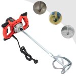 Malaxeur �lectrique 1500w malaxeur mortier colle 6 vitesses r�glables b�tonni�re portative 330 - 930rpm ...