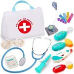 Malette de docteur enfant 2 3 4 5 ans kit de m�decin d�guisement de docteur enfant avec st�thoscope thermom�tr ...