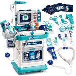 Malette docteur lehoo castle avec chariot - kit m�dical jouet 3 + ans