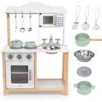 Cuisine enfant en bois mamabrum - micro - ondes four �vier accessoires