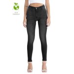 Mamajeans - jegging taille haute coupe skinny mais rehaussant - jean femme - noir